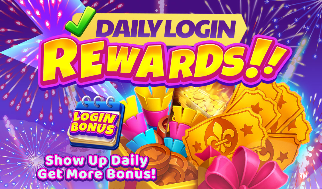 DAILY LOGIN BONUS - スピンコネクト