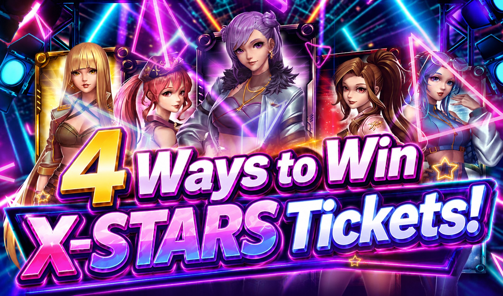 4 Ways to Win X-STARS Tickets!