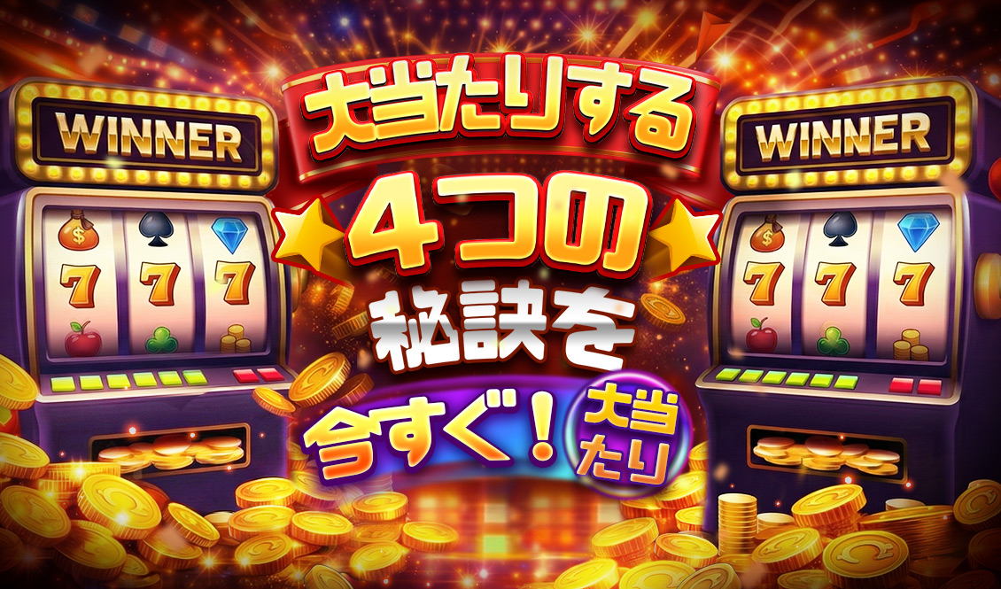 大当たりする４つの秘訣を今すぐ！